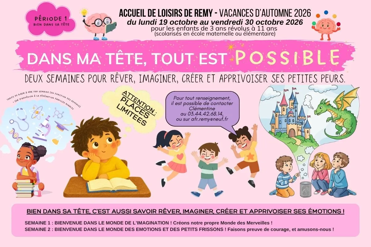 Lire la suite de l'actualité Inscriptions centre de loisirs