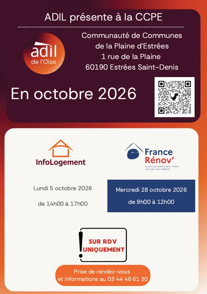 Lire la suite de l'actualité Permanence ADIL le 28 octobre à la CCPE
